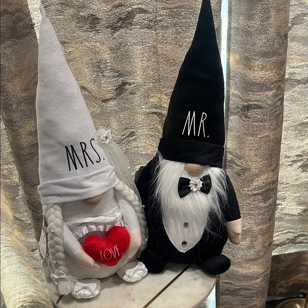 Mr. and Mrs. Gnome Plush Set